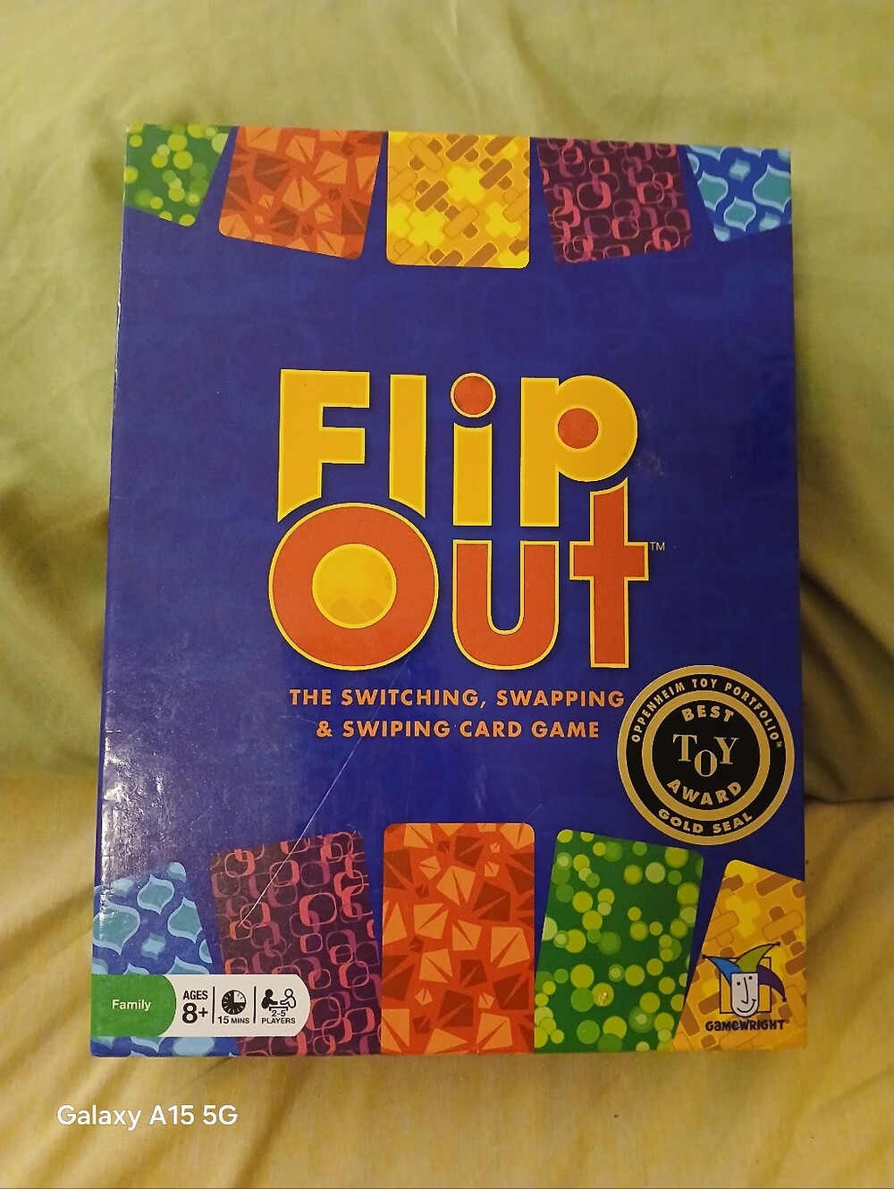 Flip Out Card Game 2010 Bright Blue Box (072126A)